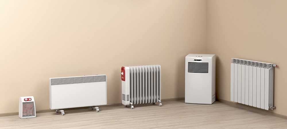types of electric room heater