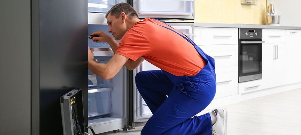 repairing a refrigerator