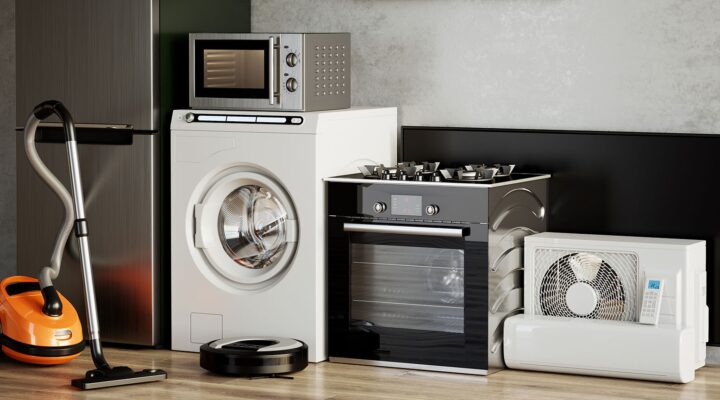 major types of home appliances