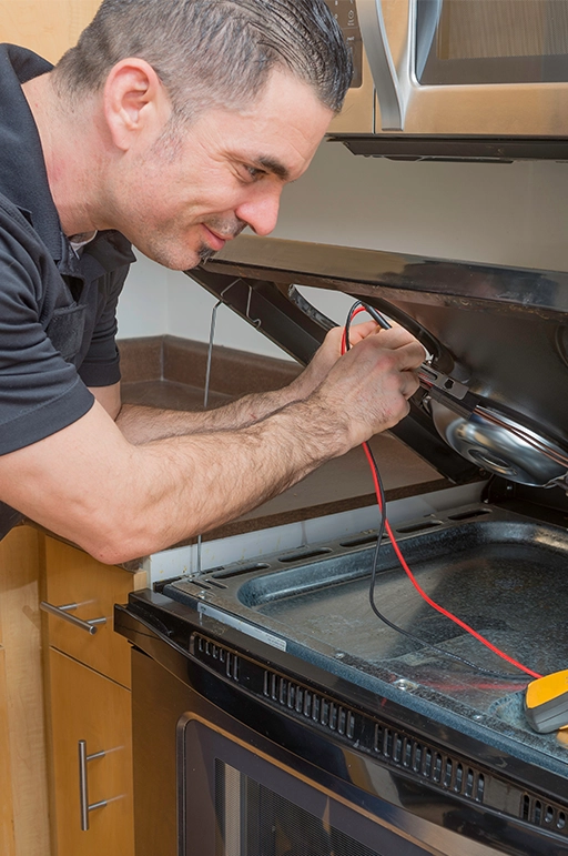 our expertise in rangetop repair