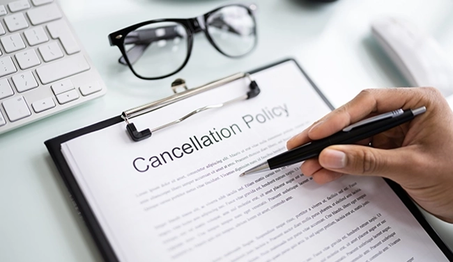cancellation