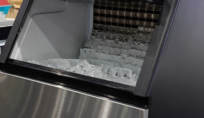 ice machine leaking