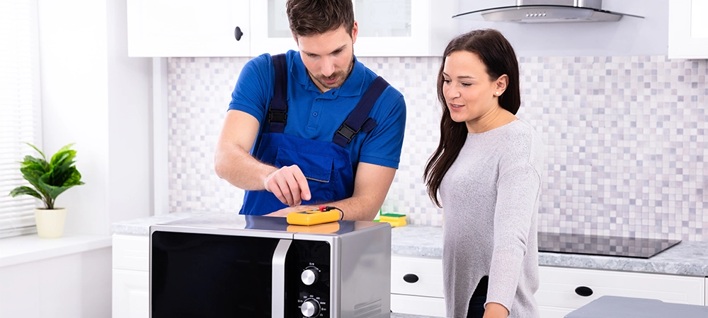 trained technician check oven