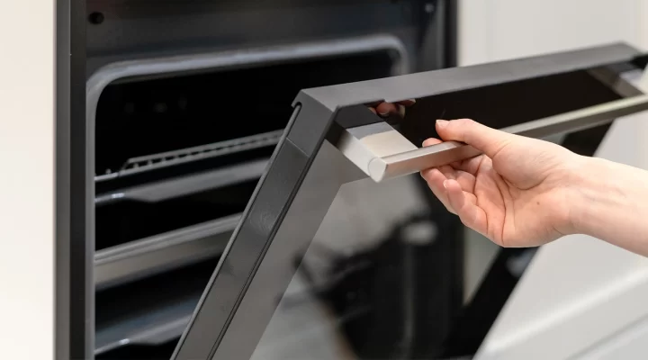 microwave door handle